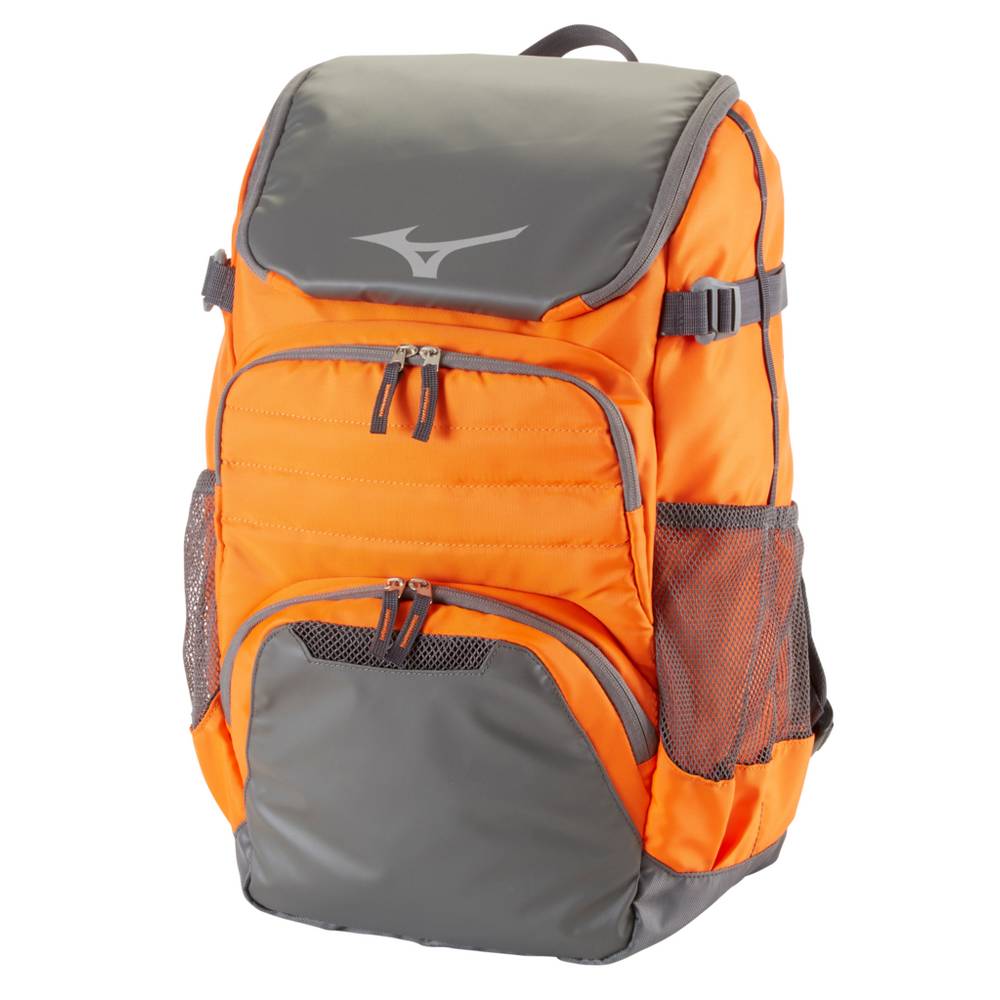 Panske Batoh Mizuno Organizer OG5 Baseball Oranžové/Čierne Vypredaj AUCE60943